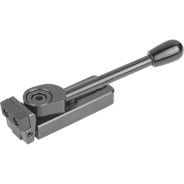 Side Clamp Left A=121, 5 40X40, Form:A Steel